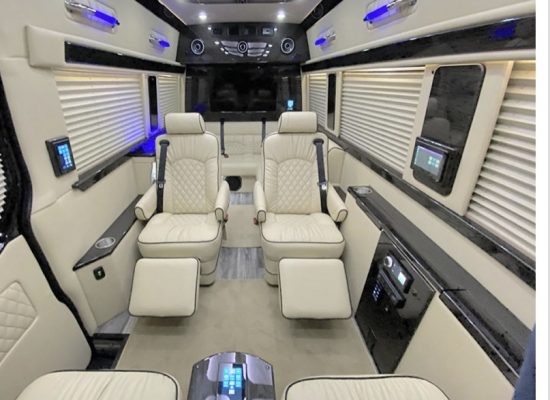 Mercedes-Benz Sprinter van for a luxury car service in Hillsborough County